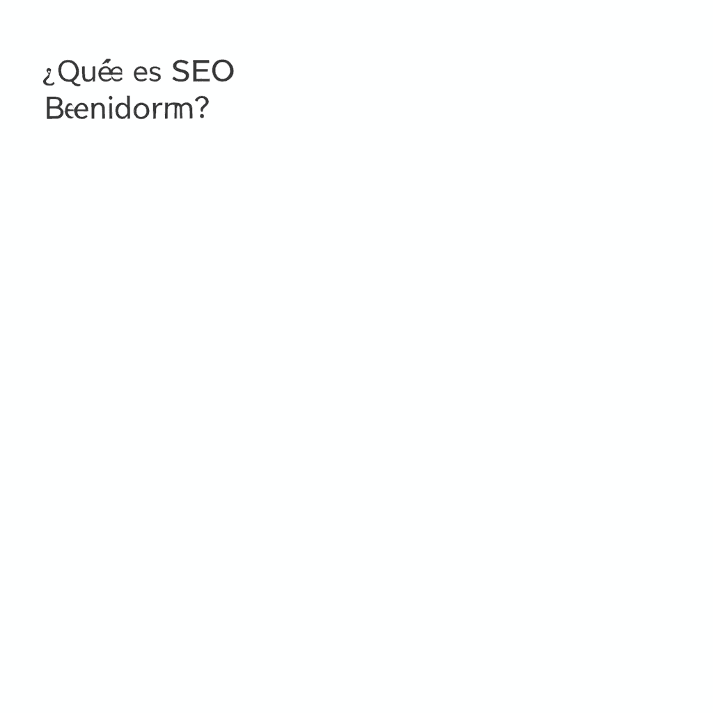 ¿Qué es SEO en Benidorm?