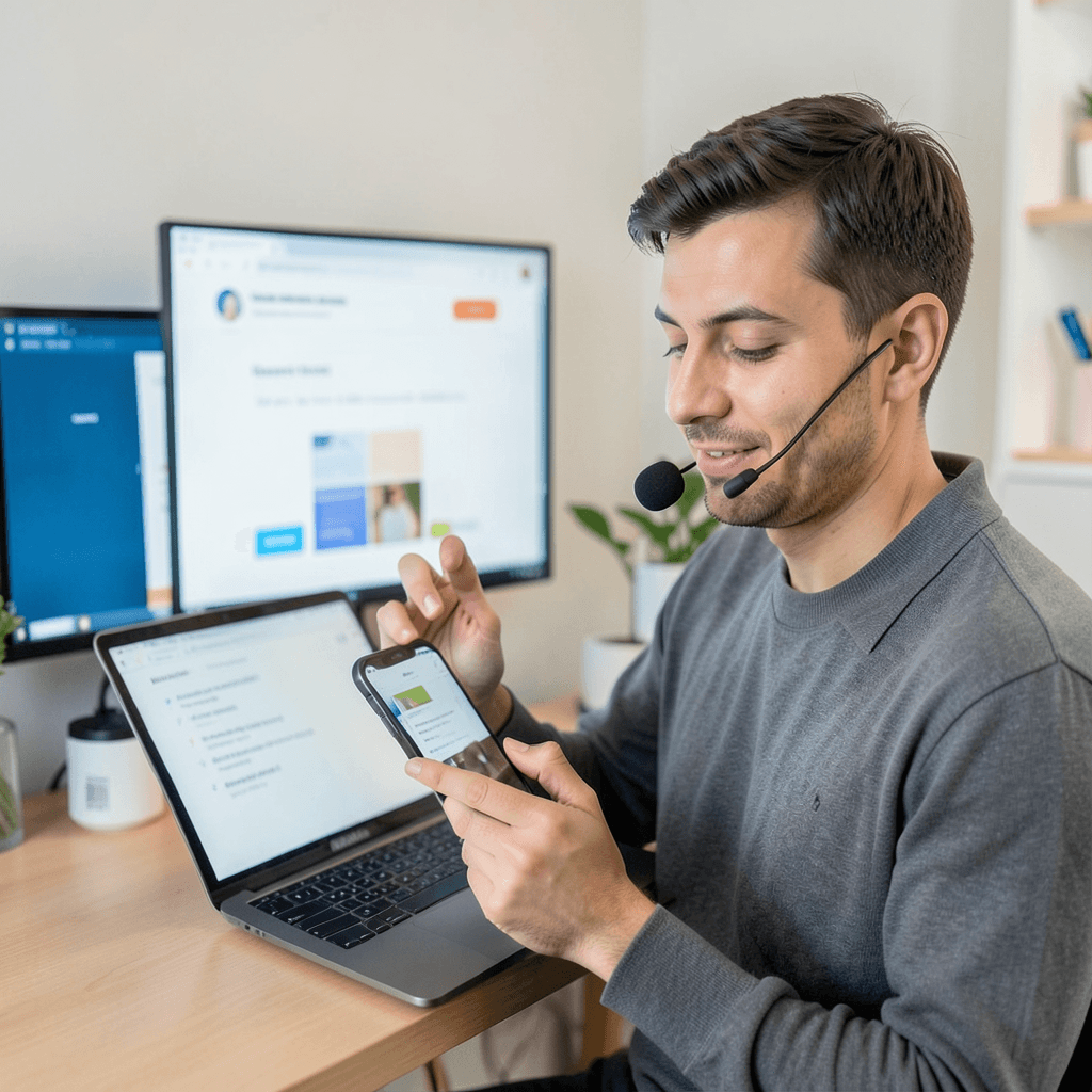 Optimización de sitios web para búsquedas mediante comandos de voz.