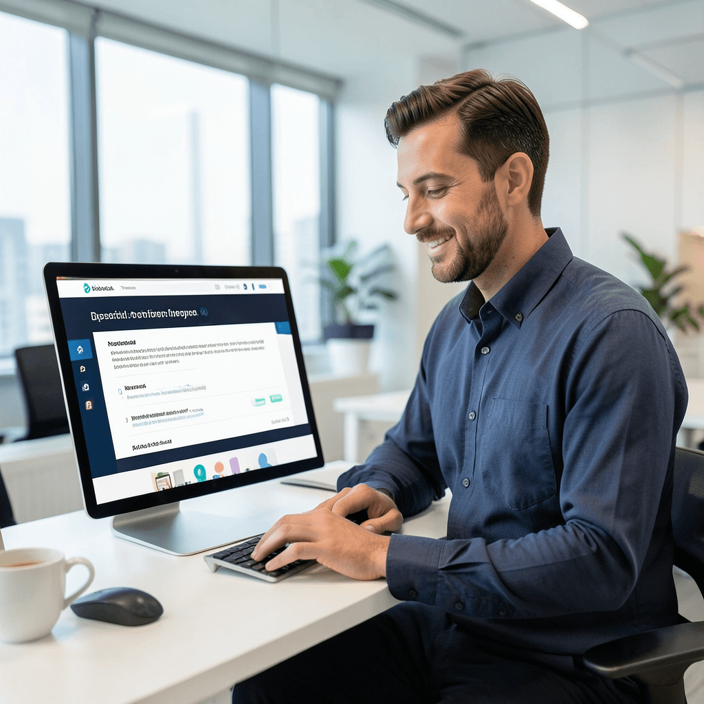 Profesional trabajando en el diseño web orientado a conversión